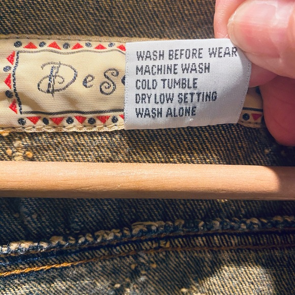 STITCHED DENIM JACKET - Picture 3 of 10